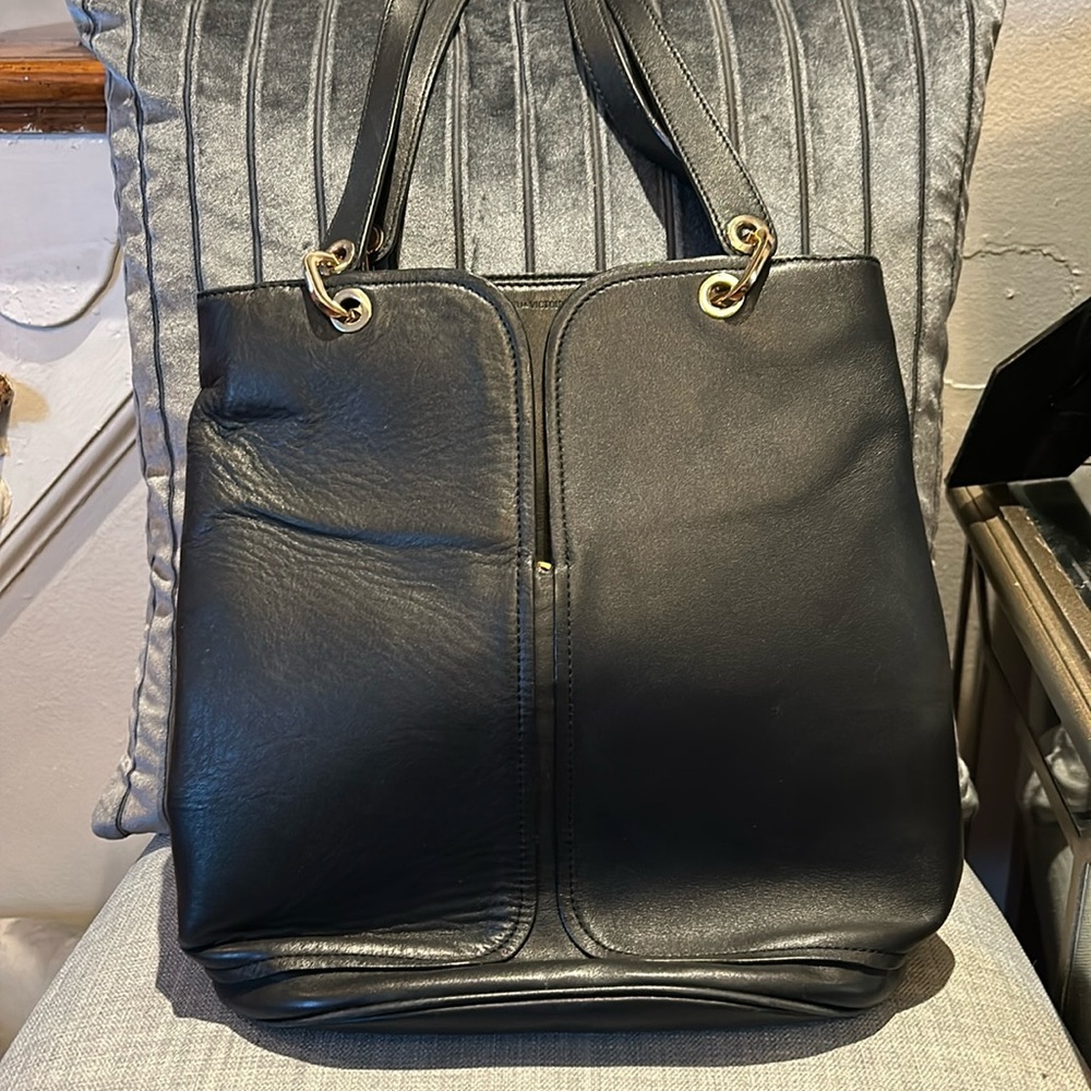 Pour la Victoire Black Leather Bag